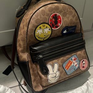 Coach x DISNEY Mickey & Minnie monogrammed backpack